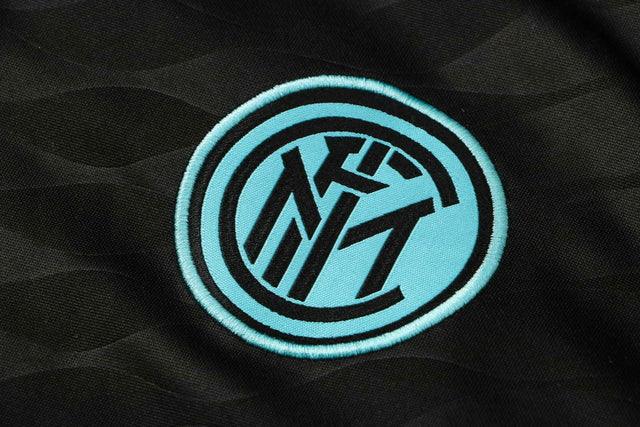 Conjunto Inverno Inter de Milão Preto Nike - Com Ziper